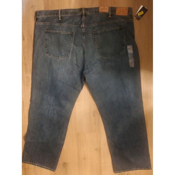 Polo Ralph Lauren Jeans 50x32 NWT The Hampton Relaxed Straight Denim Made Mexico - Picture 4 of 15